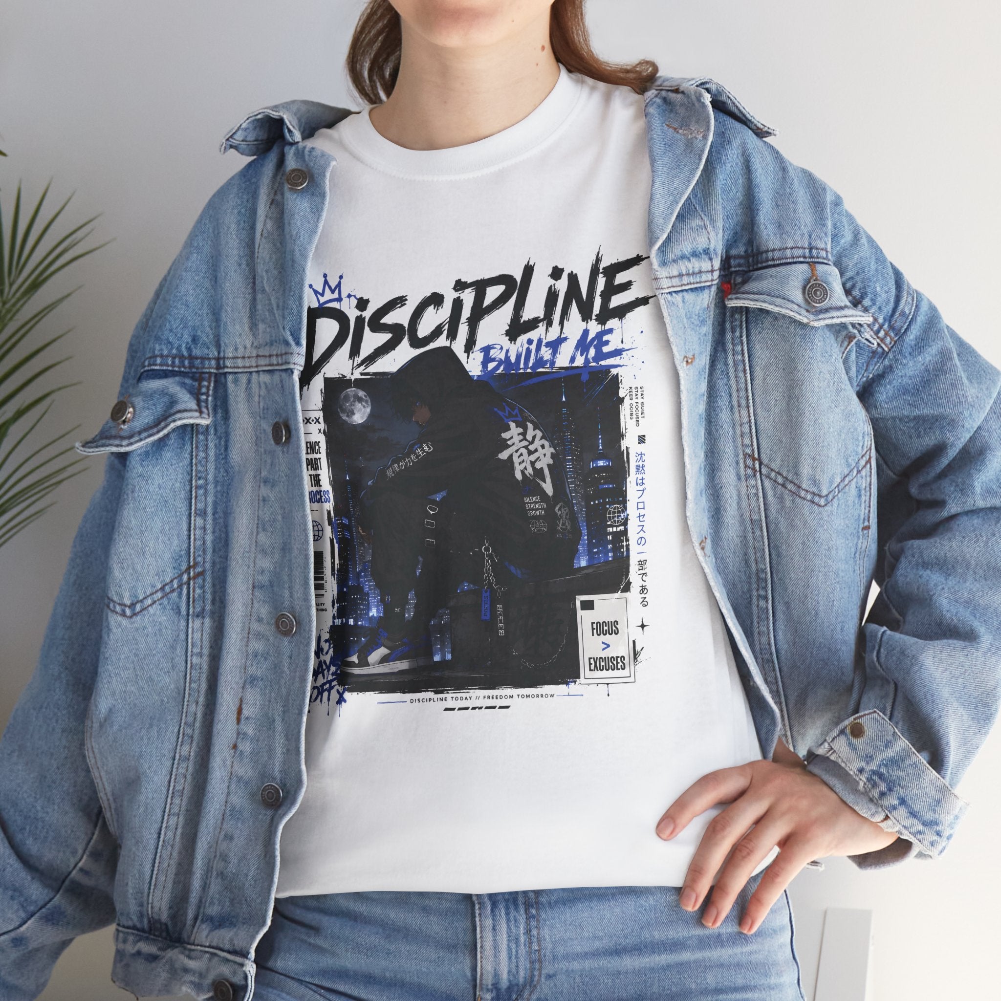 Discipline Built Me Anime Streetwear T Shirt
