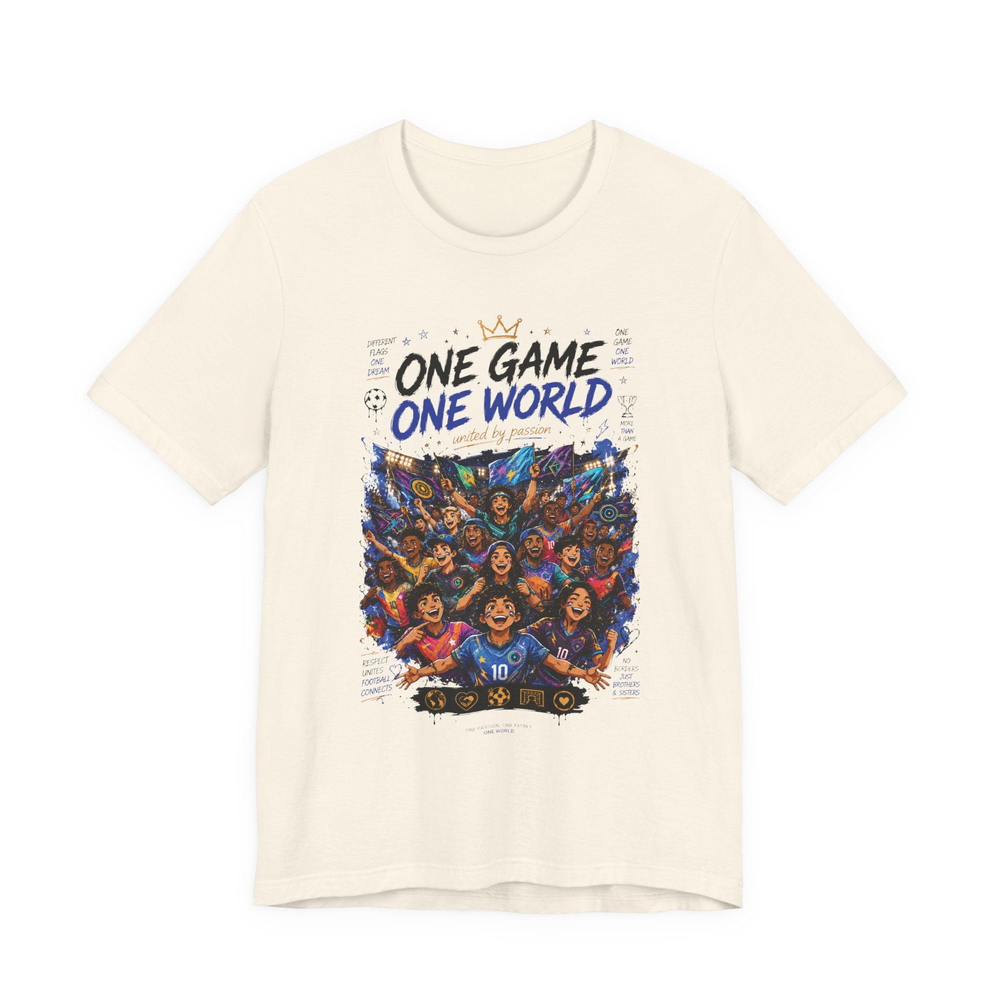 One Game One World Soccer Tee