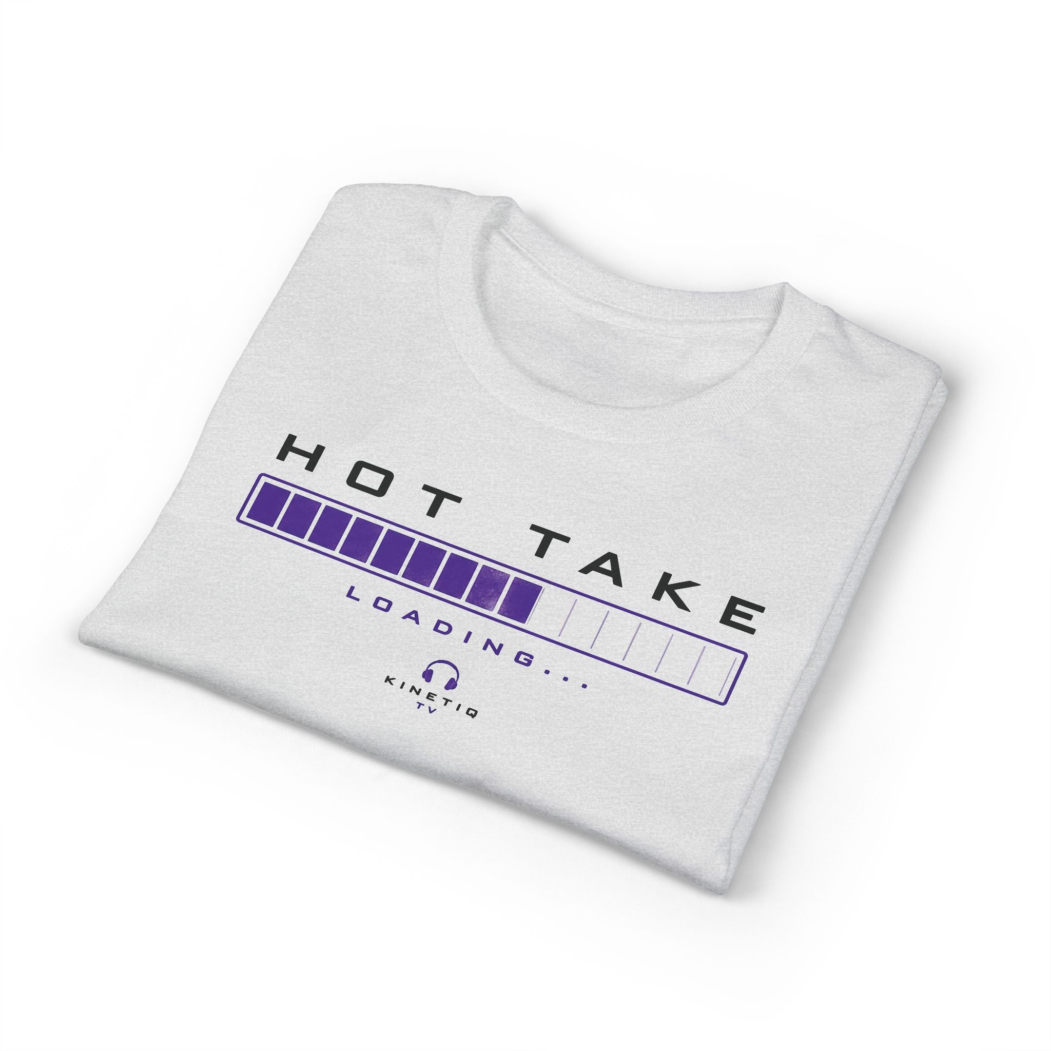 Hot Take Loading T-Shirt — Funny Progress Bar Graphic Tee