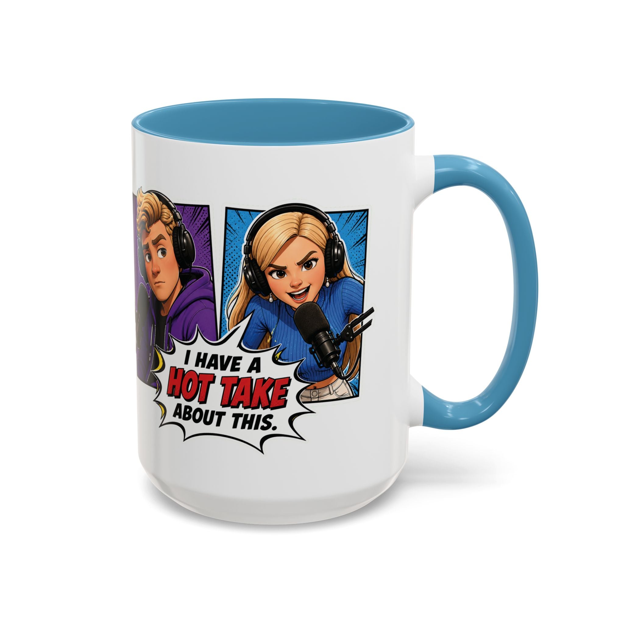Jake And Emma Hot Take Coffee Mug — "I Have A Hot Take About This" Mug (11/15oz)