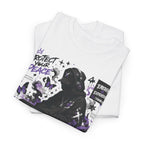 Peacekeeper Anime Graphic Tee — Purple Aesthetic Streetwear