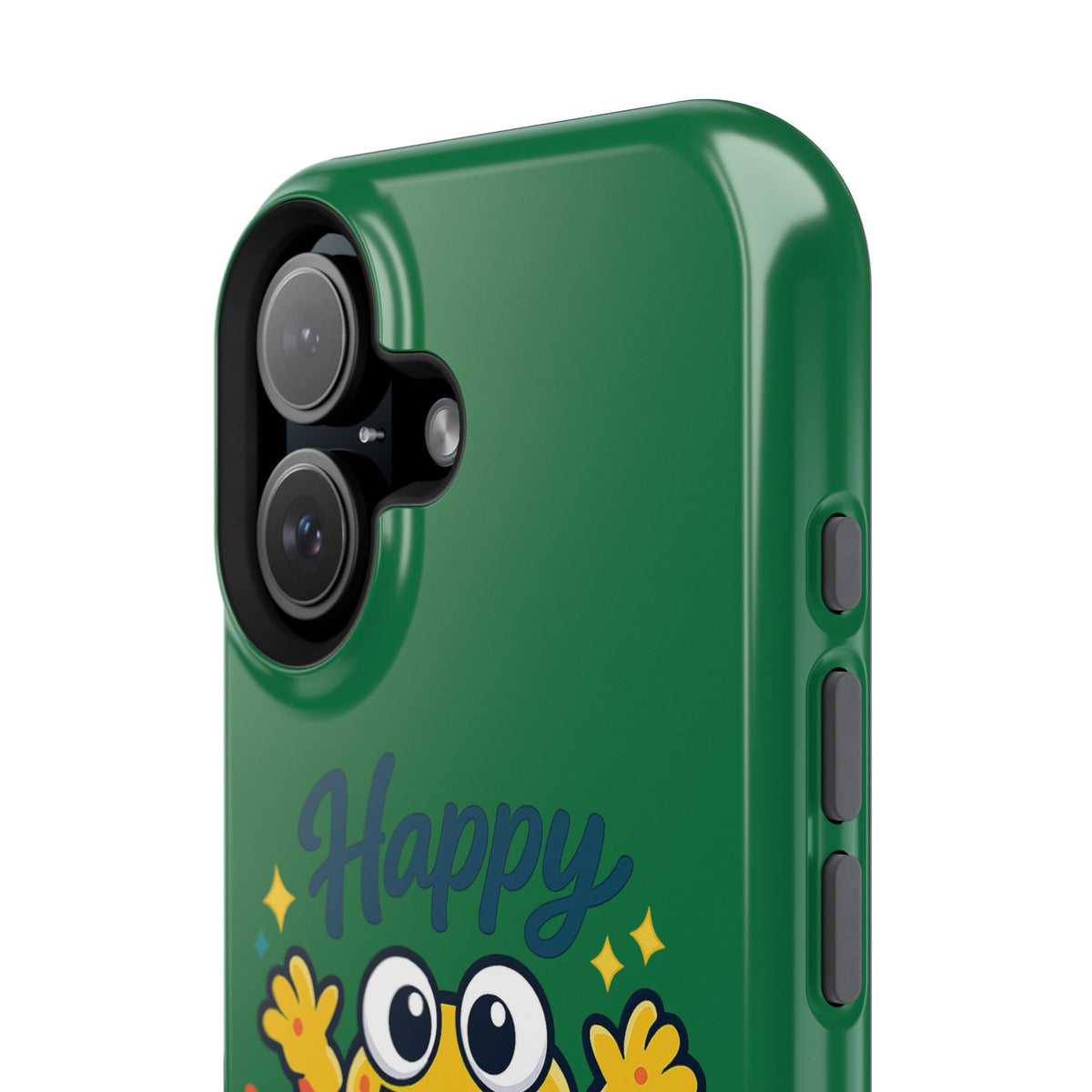 Happy Monster Magnetic Protective Phone Case Green