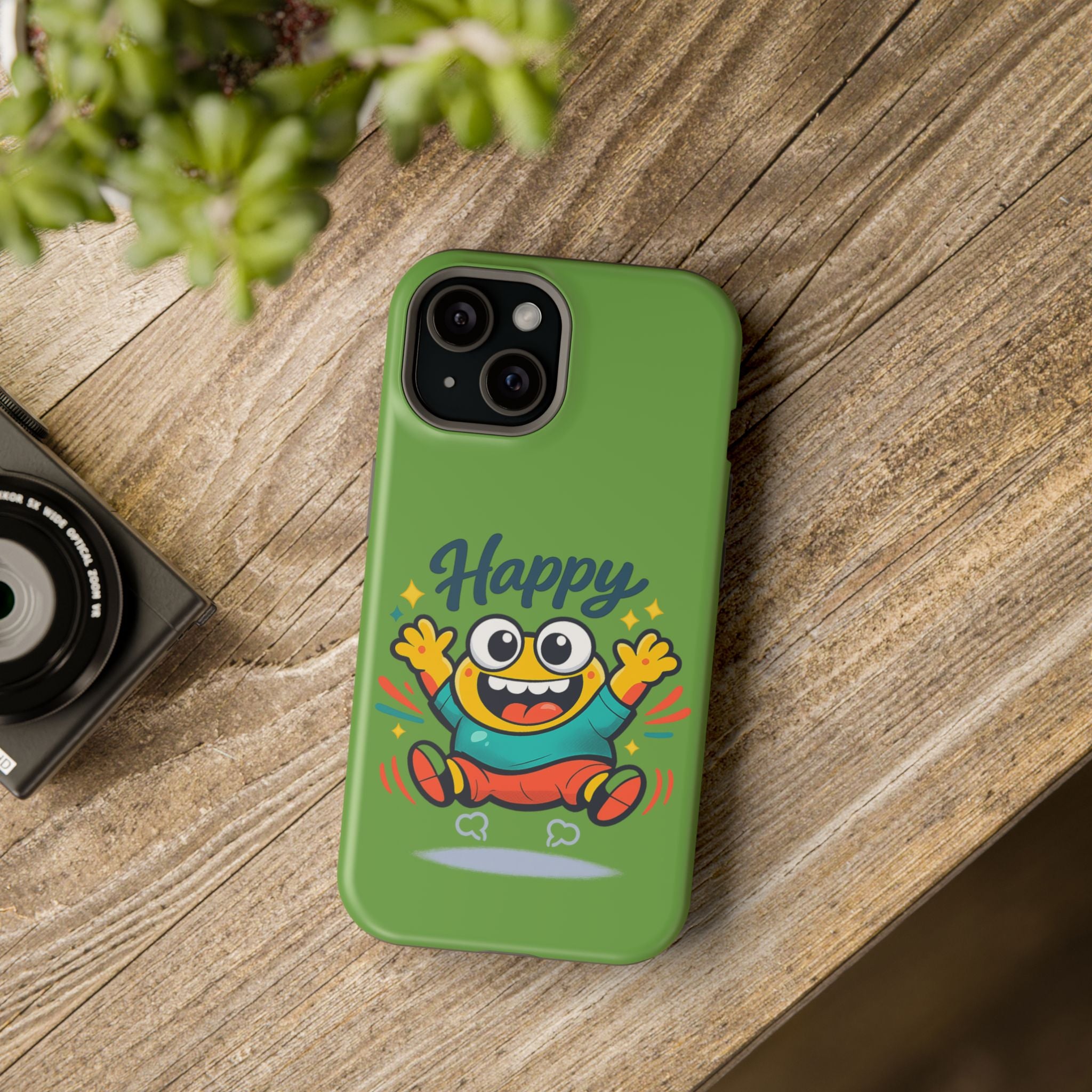 Happy Monster Magnetic Impact-Resistant Phone Case