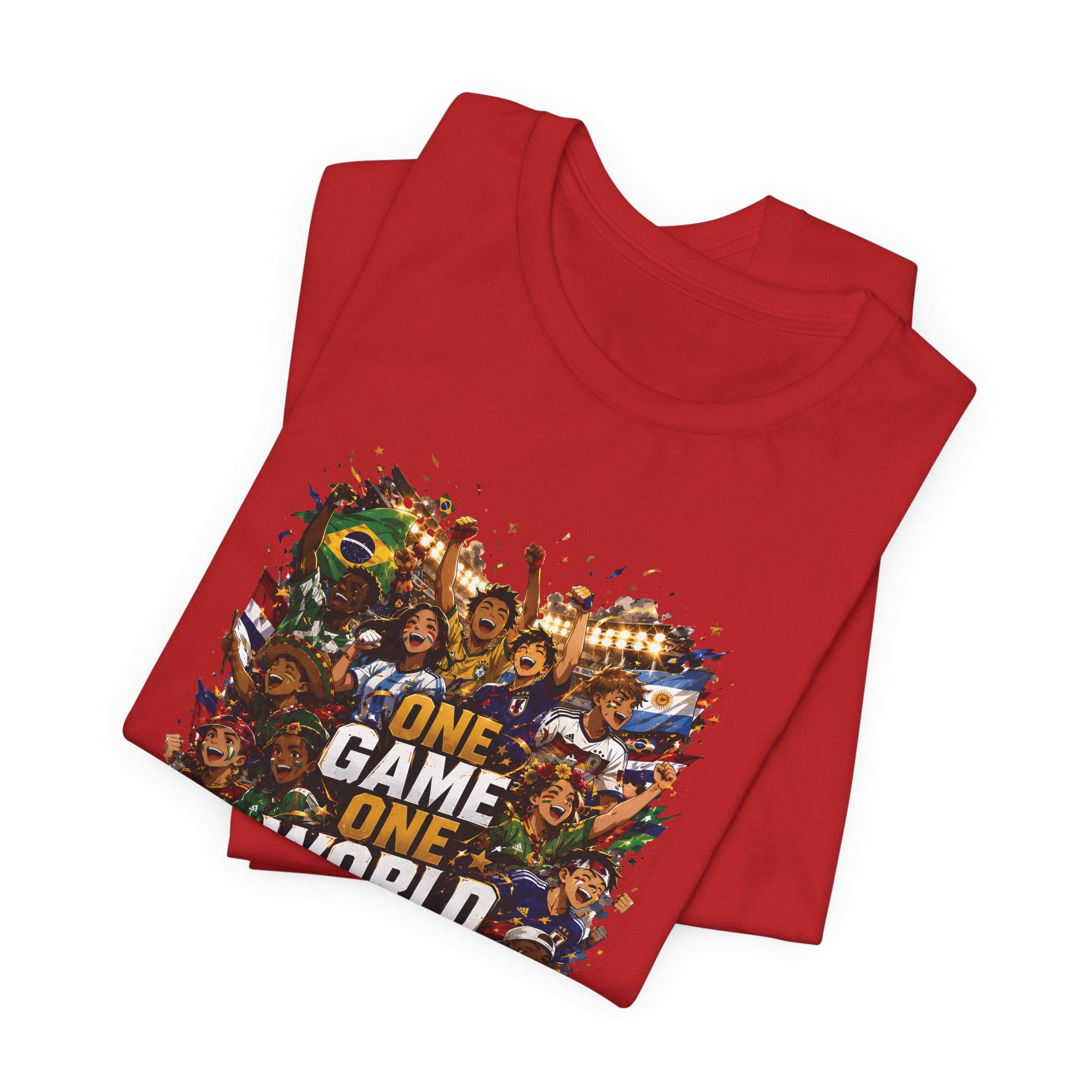 T-Shirt — 'One Game One World' Gamer Graphic Tee