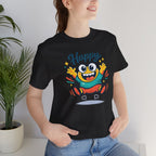 Happy Mood Blob Tee | kawaii minimal, thick outline emoji cartoon