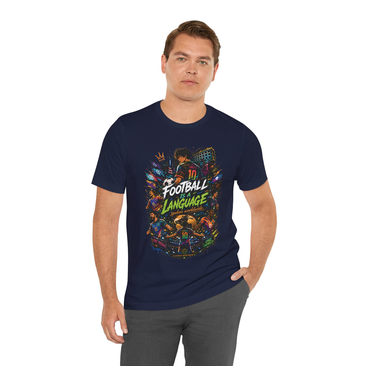 Football Is a Language Graphic T Shirt
