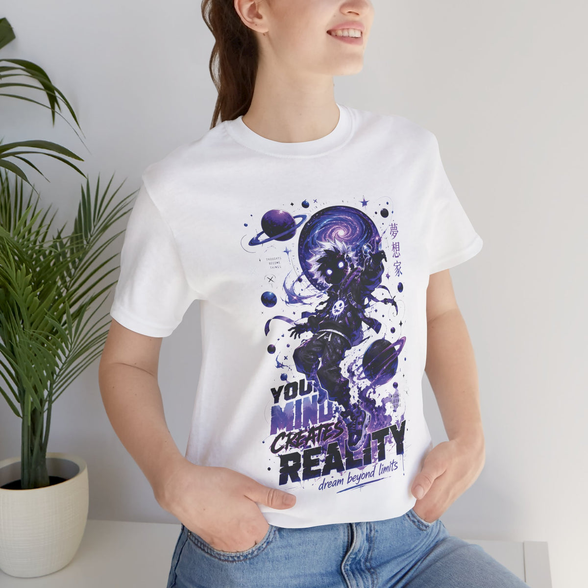 Your Mind Creates Reality Galaxy Graphic T Shirt