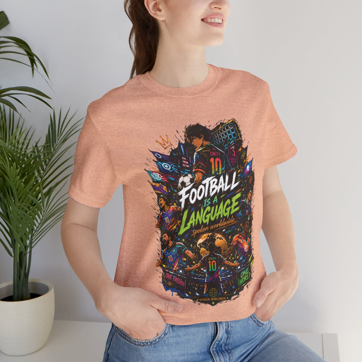 Football Is a Language Graphic T Shirt