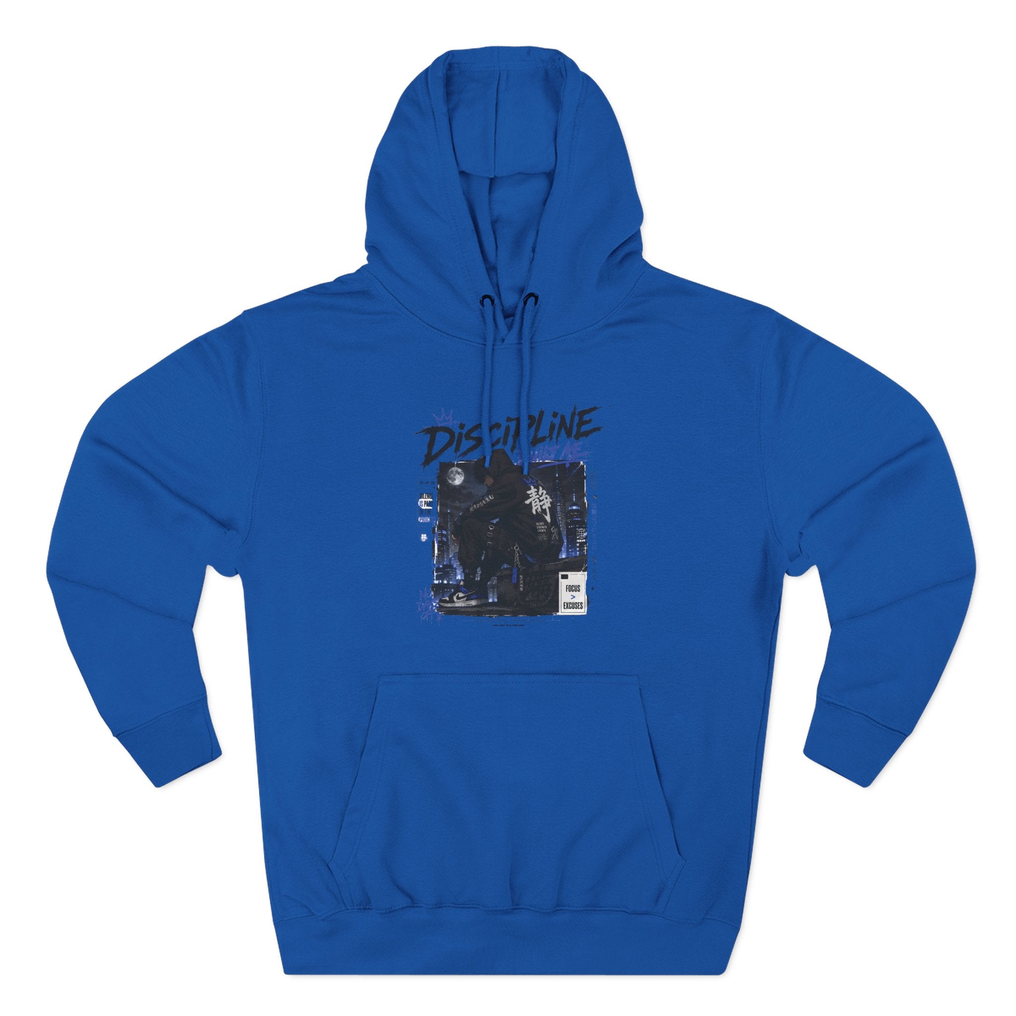 Discipline Graphic Hoodie — Vintage TV Photo Streetwear Pullover