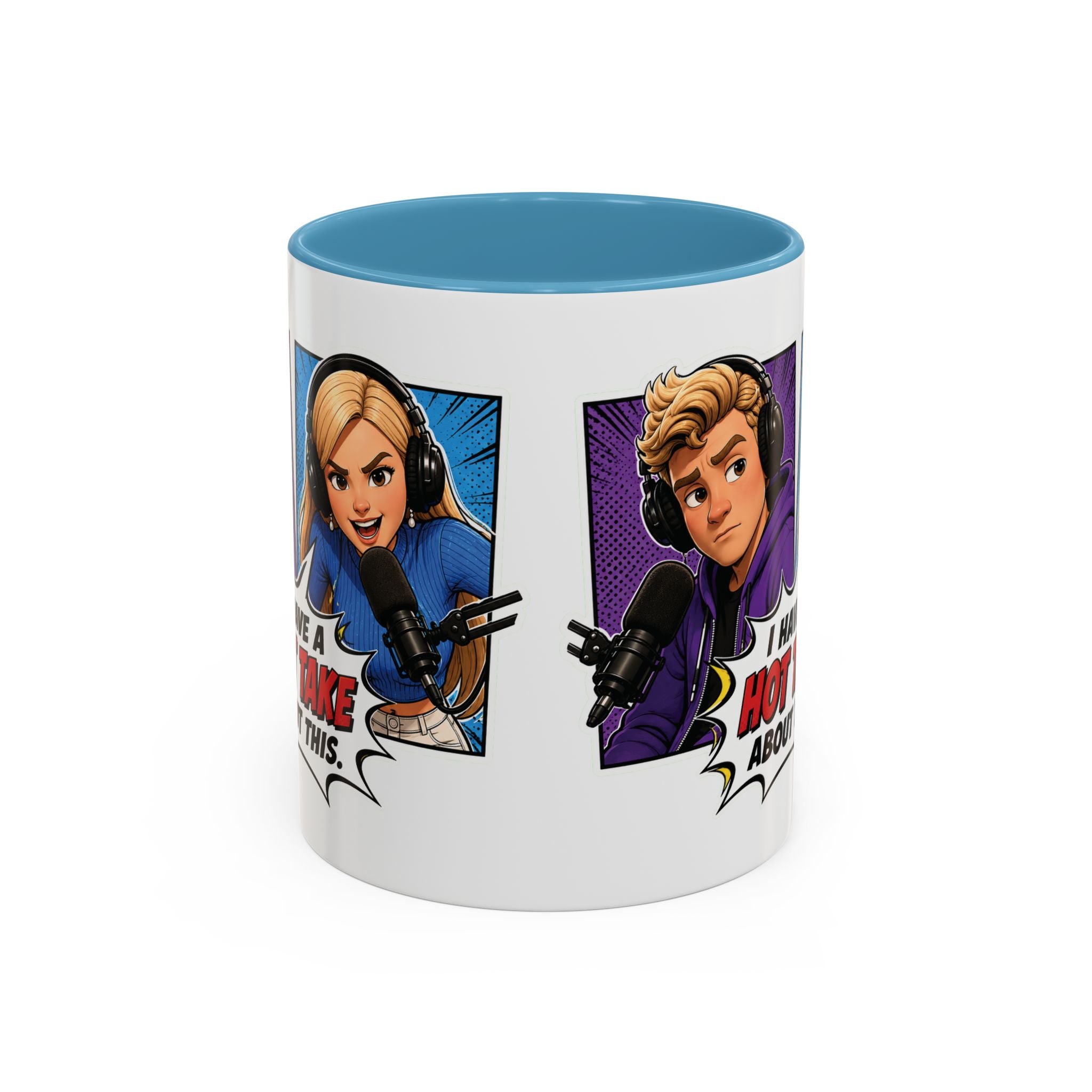 Jake And Emma Hot Take Coffee Mug — "I Have A Hot Take About This" Mug (11/15oz)