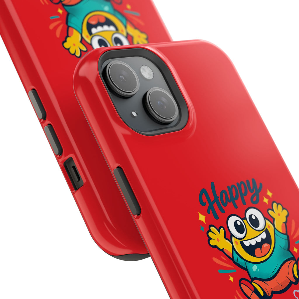Happy Monster Magnetic Impact-Resistant Phone Case
