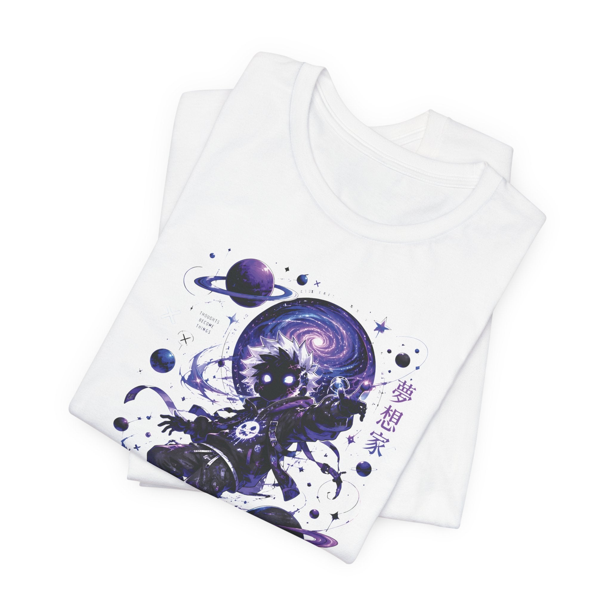 Astronaut Galaxy Tee — "Your Mind Creates Reality" Space Graphic T-Shirt