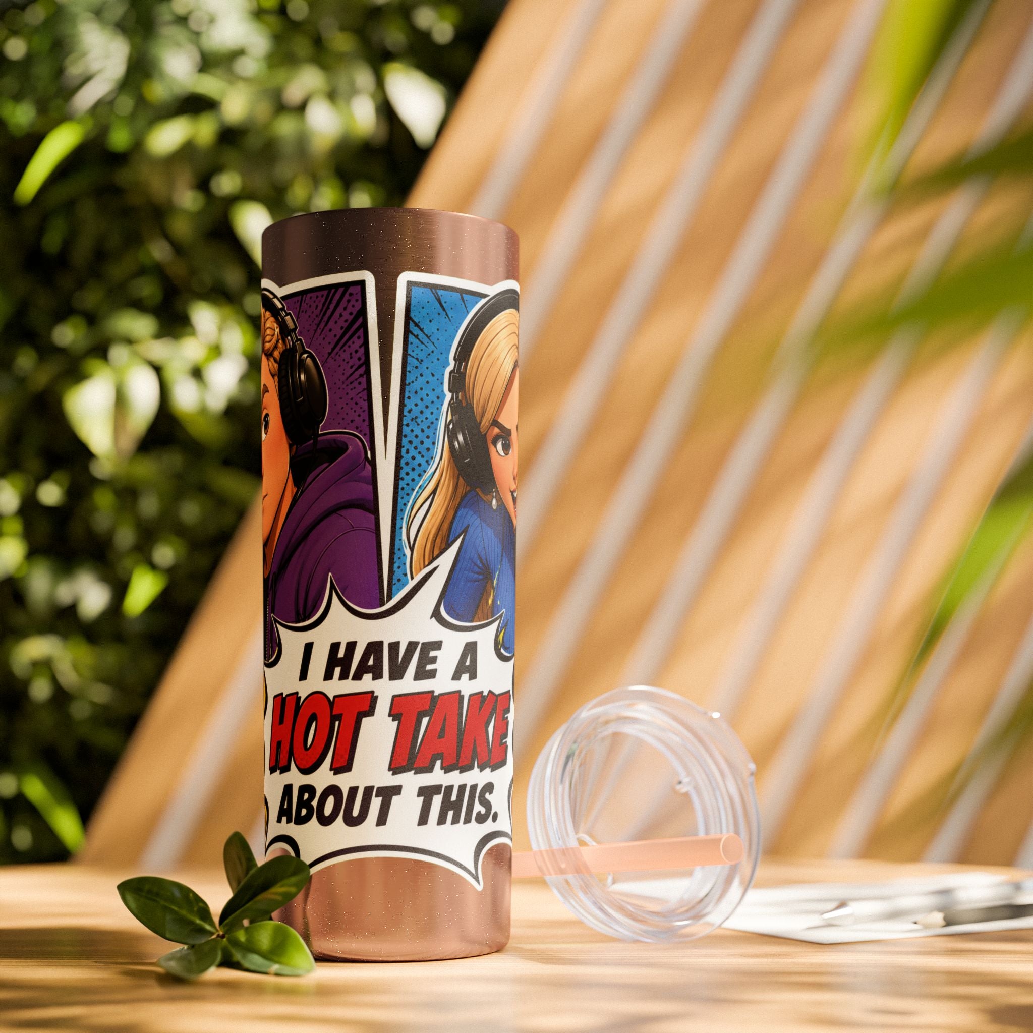 Hot Take Central I Have a Hot Take About This 20oz Pop Art Tumbler