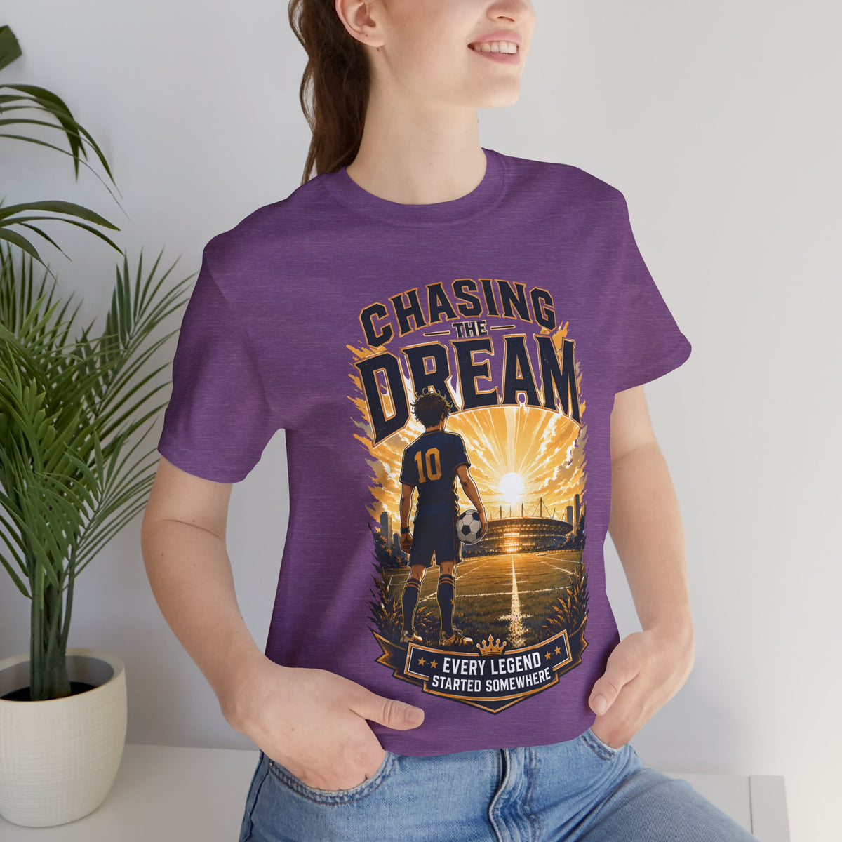 Chasing the Dream Soccer Graphic T Shirt