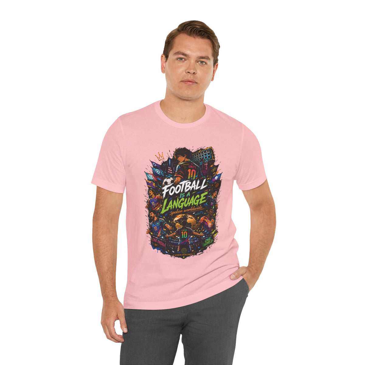 Football Is a Language Graphic T Shirt