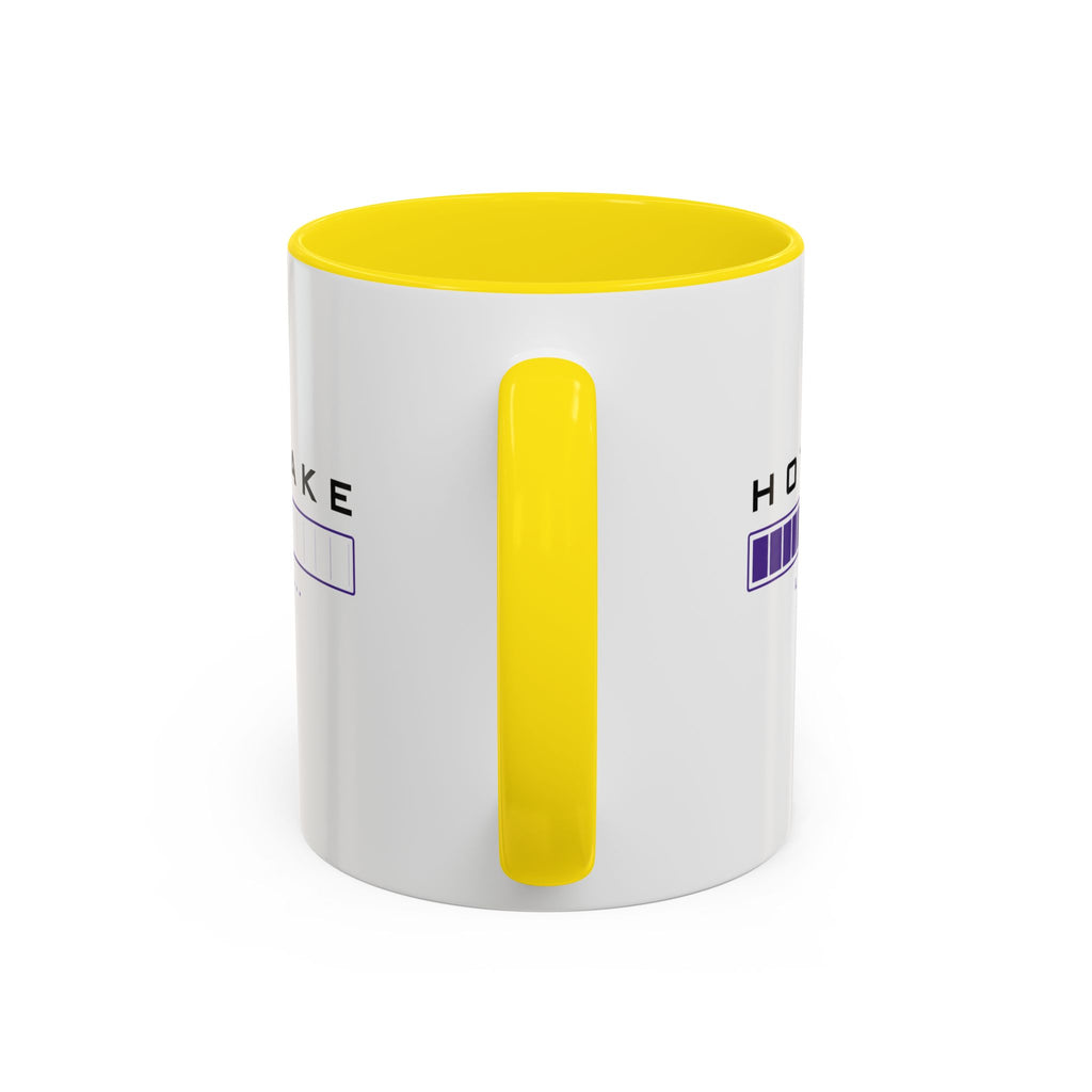 Accent Coffee Mug — "Hot Take Loading" Progress Bar Coffee Mug
