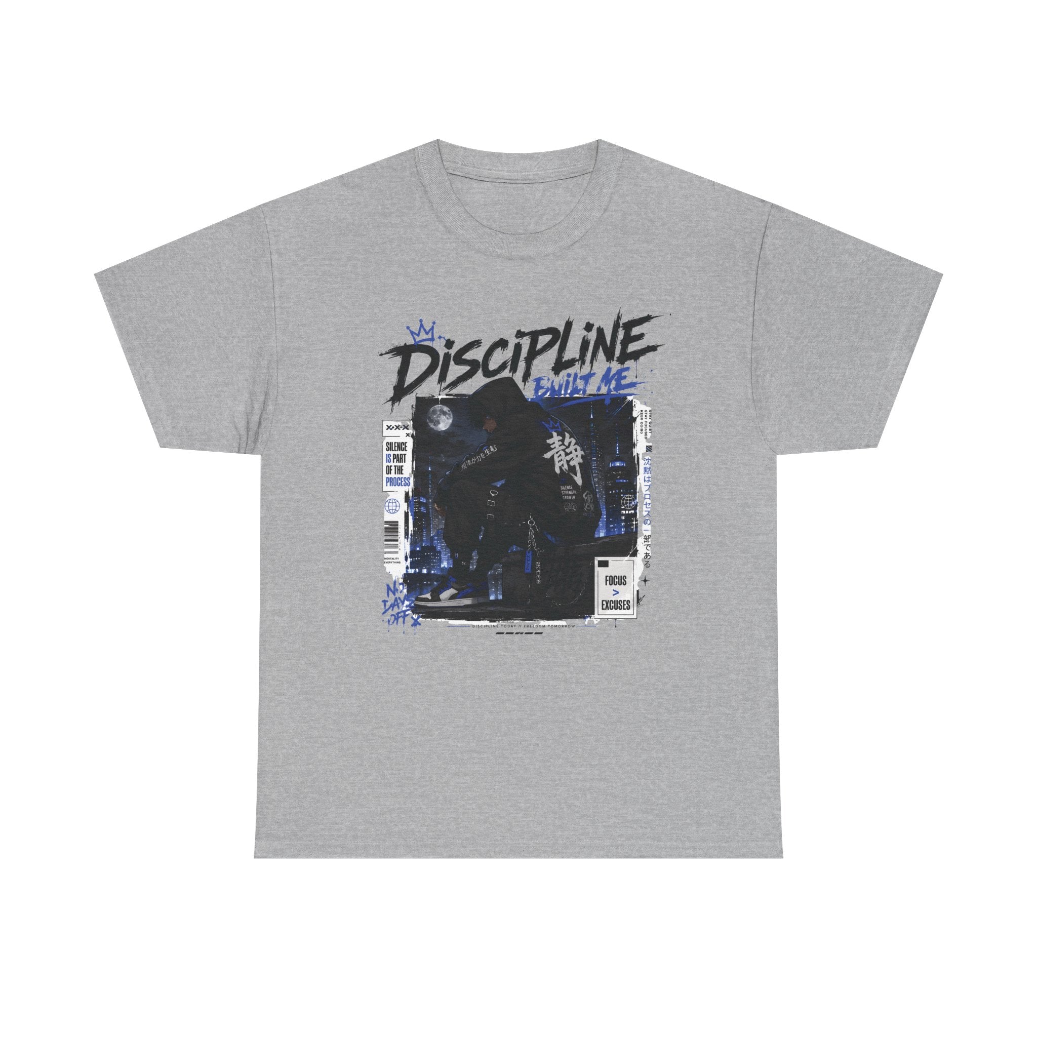 Discipline Built Me Anime Streetwear T Shirt