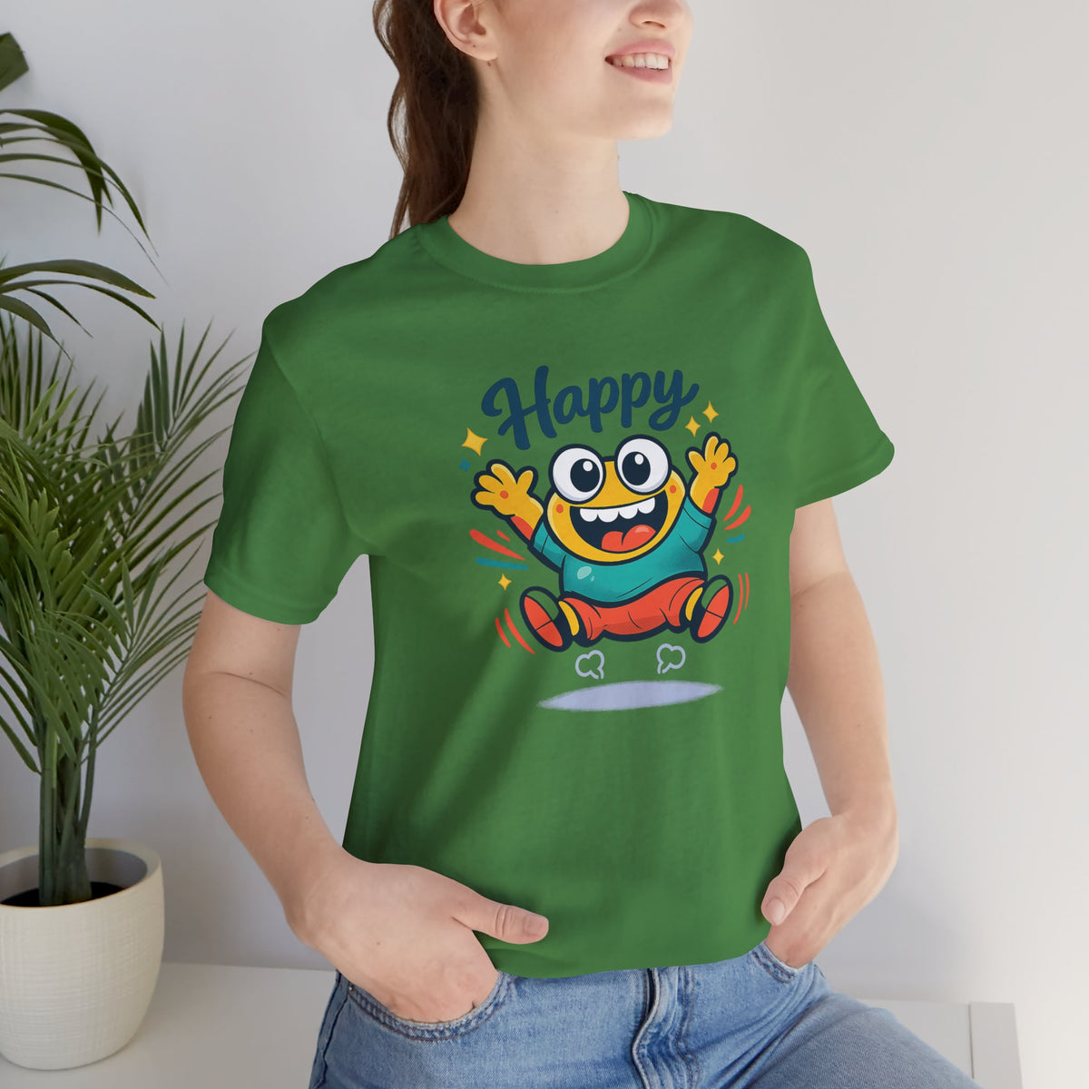 Happy Mood Blob T Shirt Cute Kawaii Graphic Tee