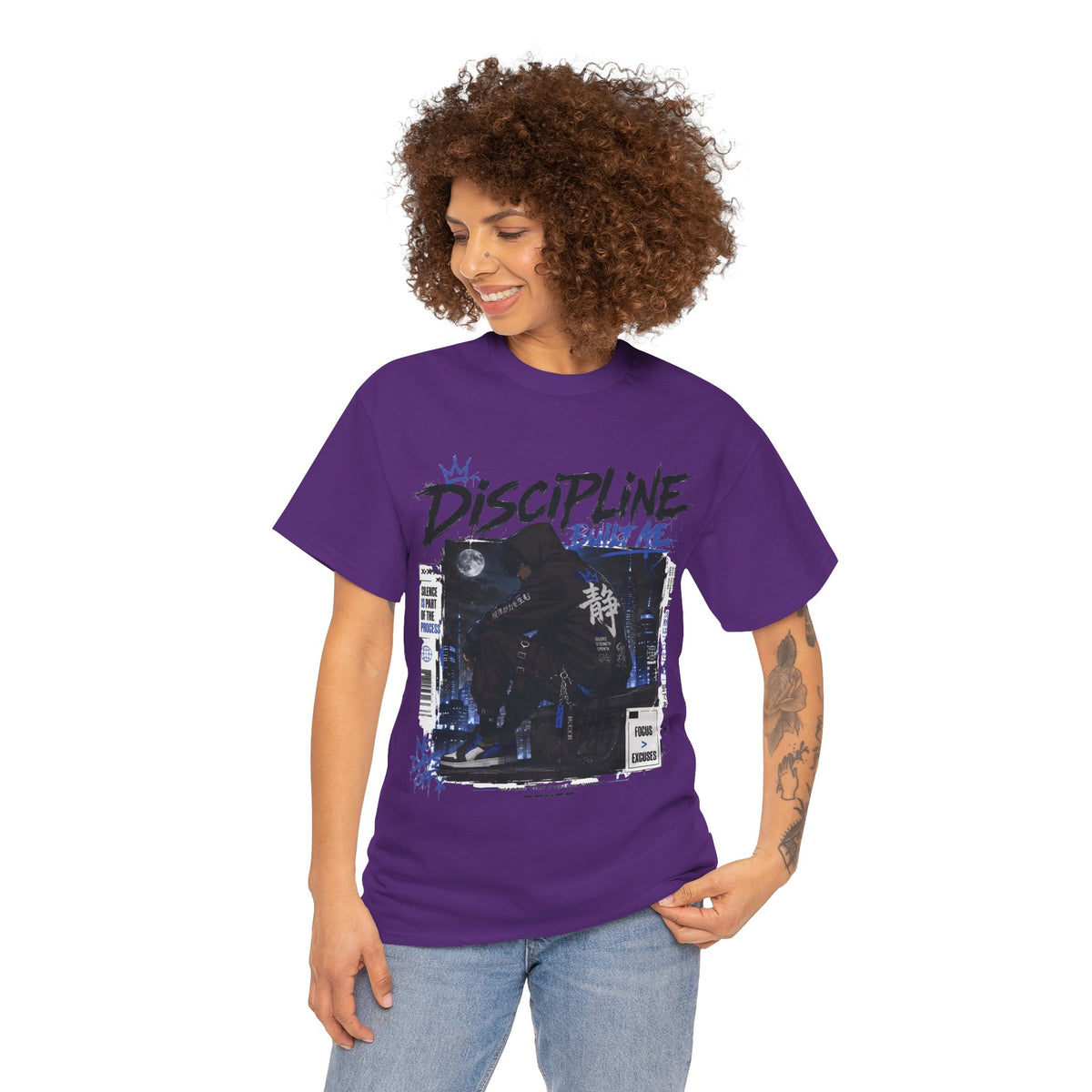 Discipline Built Me Anime Streetwear T Shirt