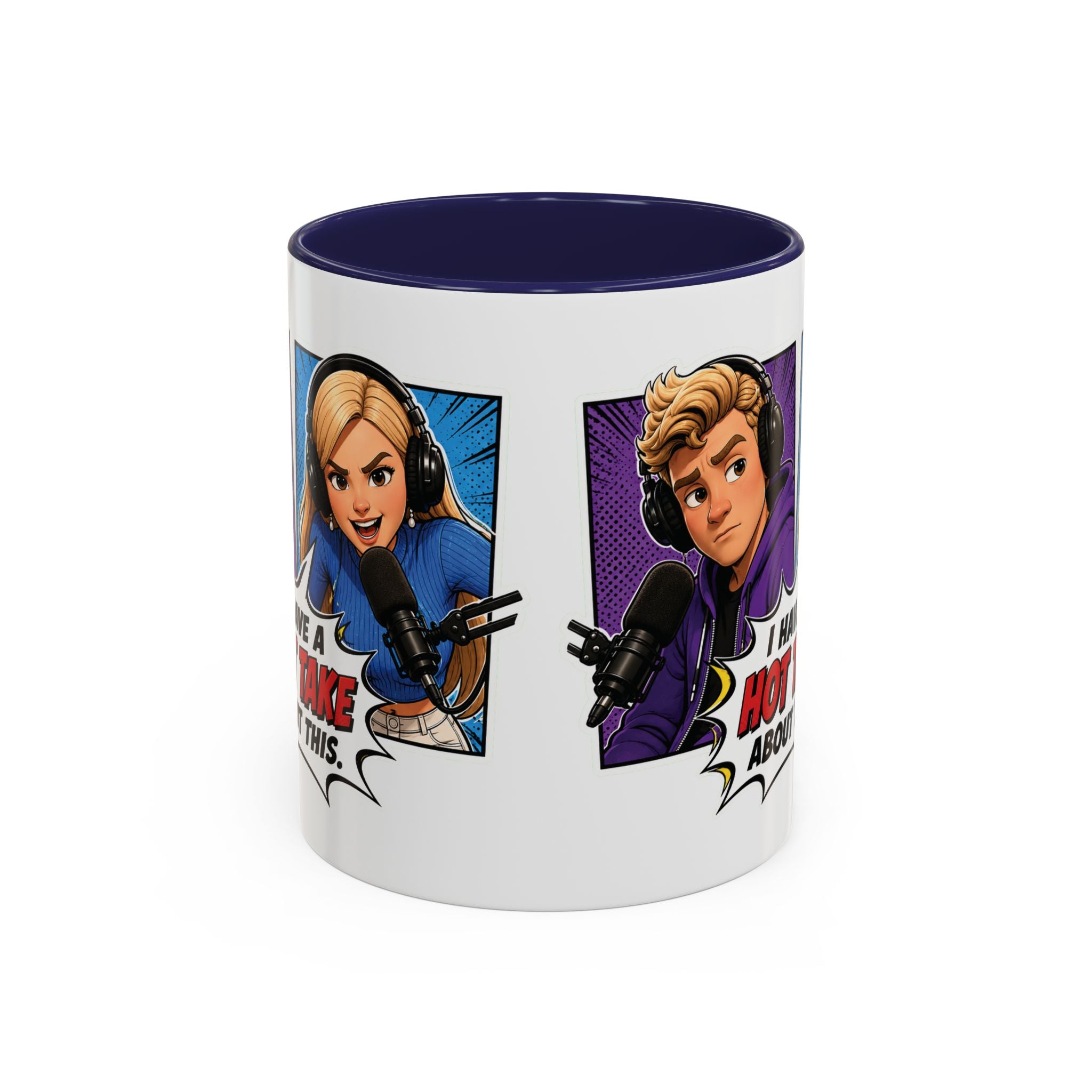 Jake And Emma Hot Take Coffee Mug — "I Have A Hot Take About This" Mug (11/15oz)