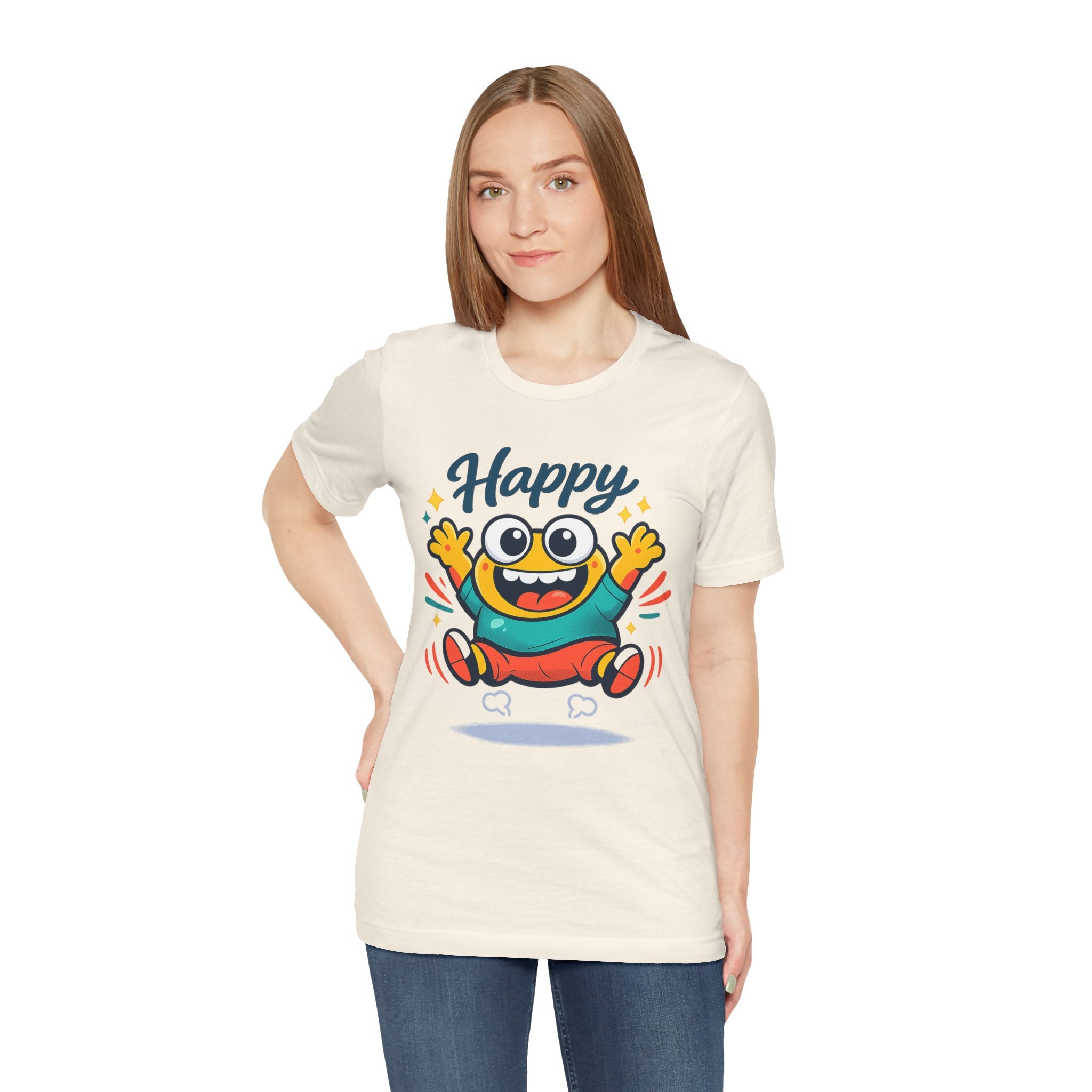 Happy Mood Blob T Shirt Cute Kawaii Graphic Tee