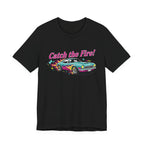 Catch the Fire Vintage Muscle Car Graphic T Shirt