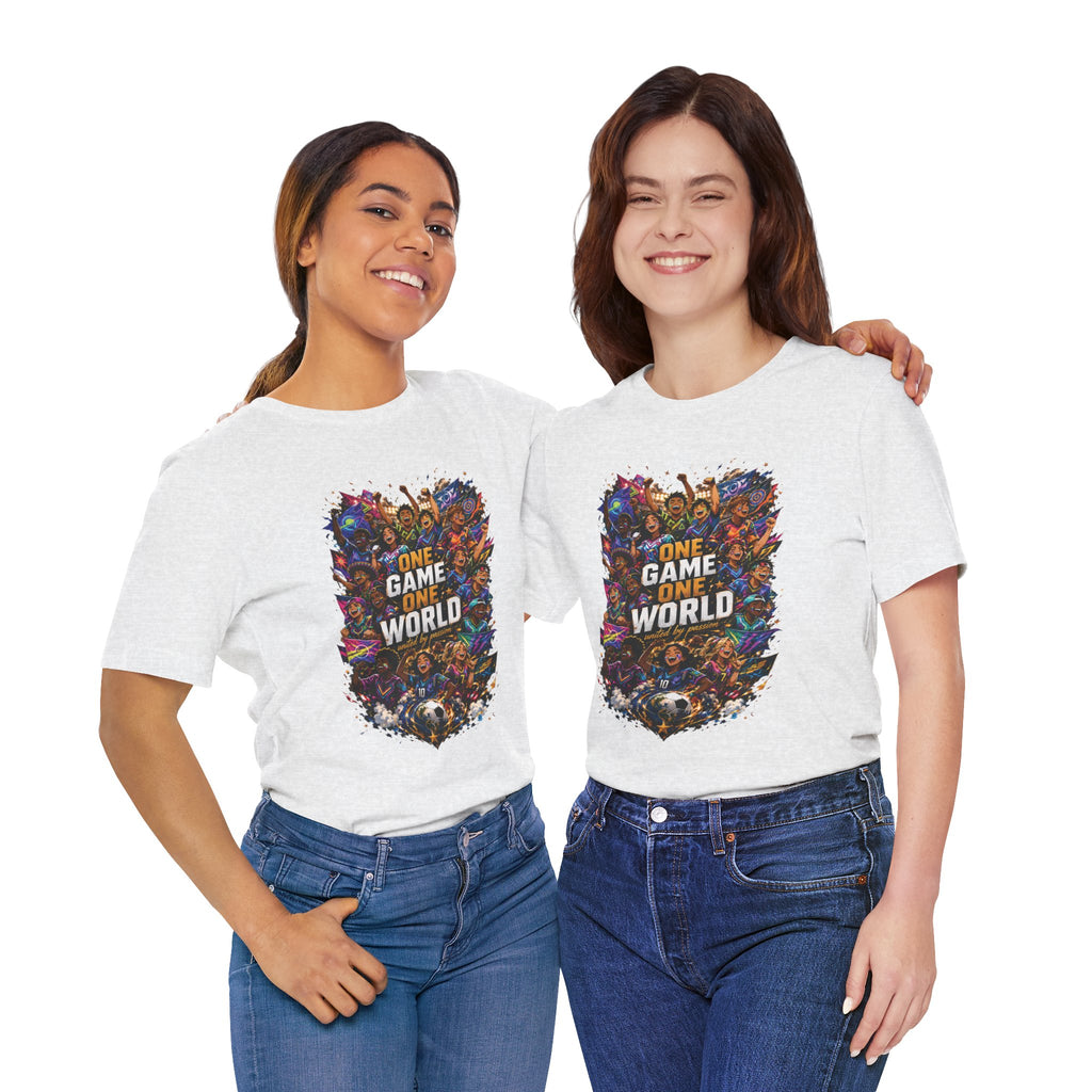 T-Shirt — 'One Game One World' Gamer Graphic Tee