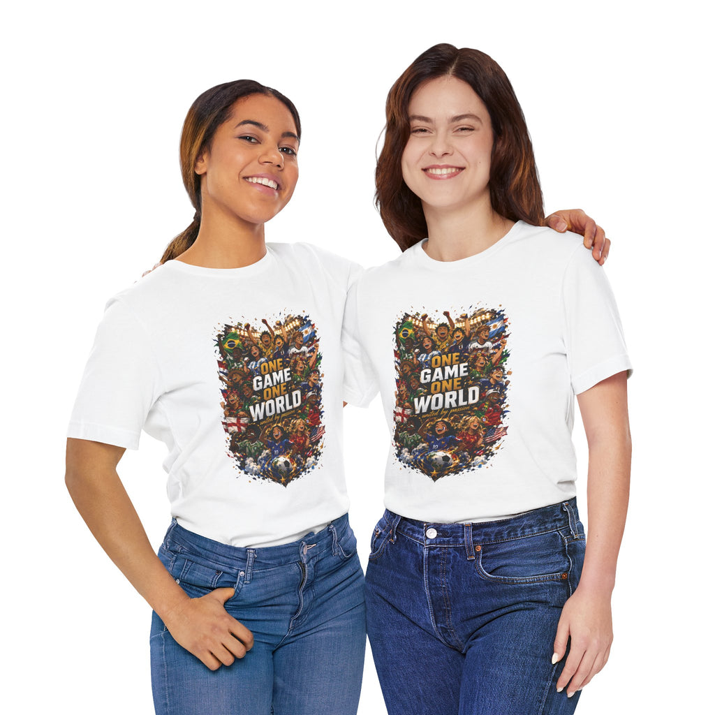 T-Shirt — 'One Game One World' Gamer Graphic Tee