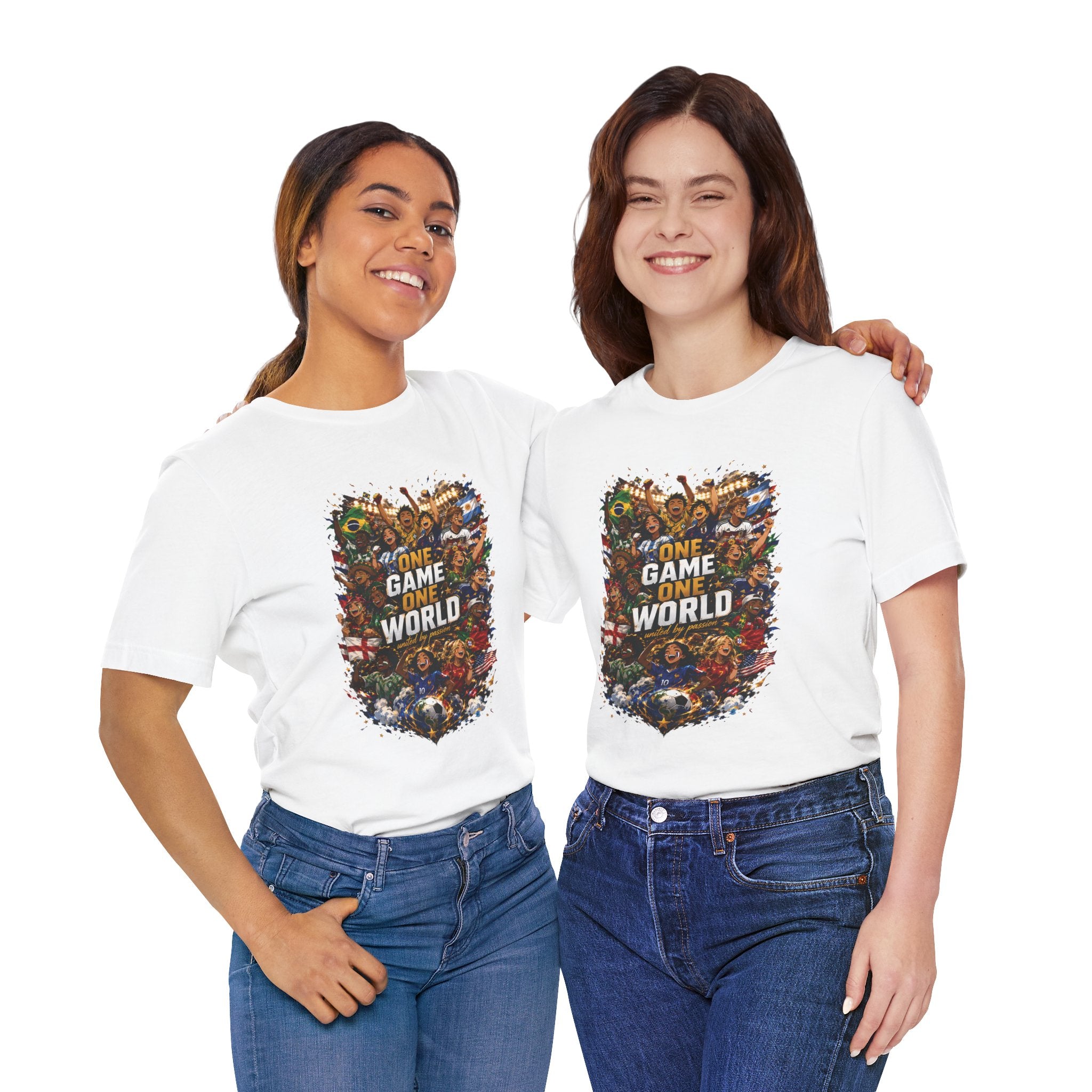 T-Shirt — 'One Game One World' Gamer Graphic Tee