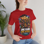 Soccer Graphic Tee - "One Game One World" Graphic T-Shirt