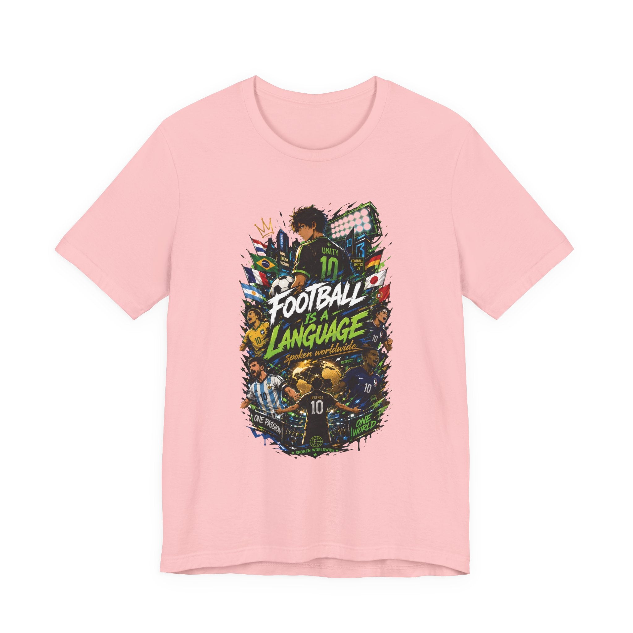 Football Language Graphic Tee — Soccer Fan Jersey Shirt