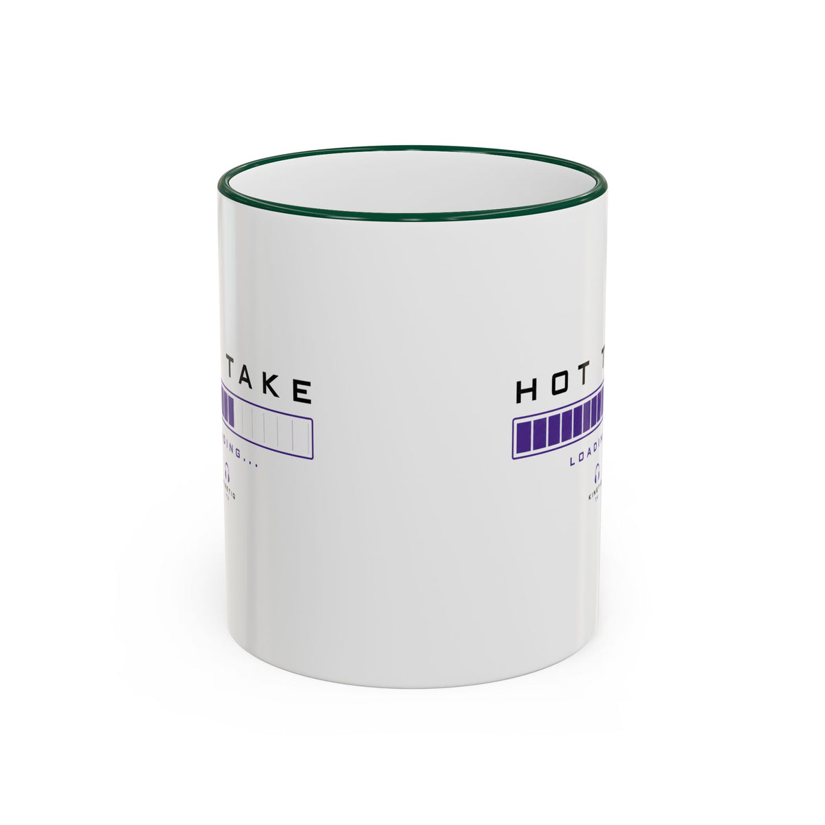 Hot Take Central Hot Take Loading Accent Rim Mug