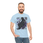 Peacekeeper Anime Graphic Tee — Purple Aesthetic Streetwear