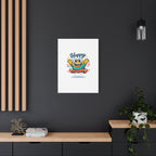 Happy Blob Cartoon Canvas Bold Kawaii Wall Art