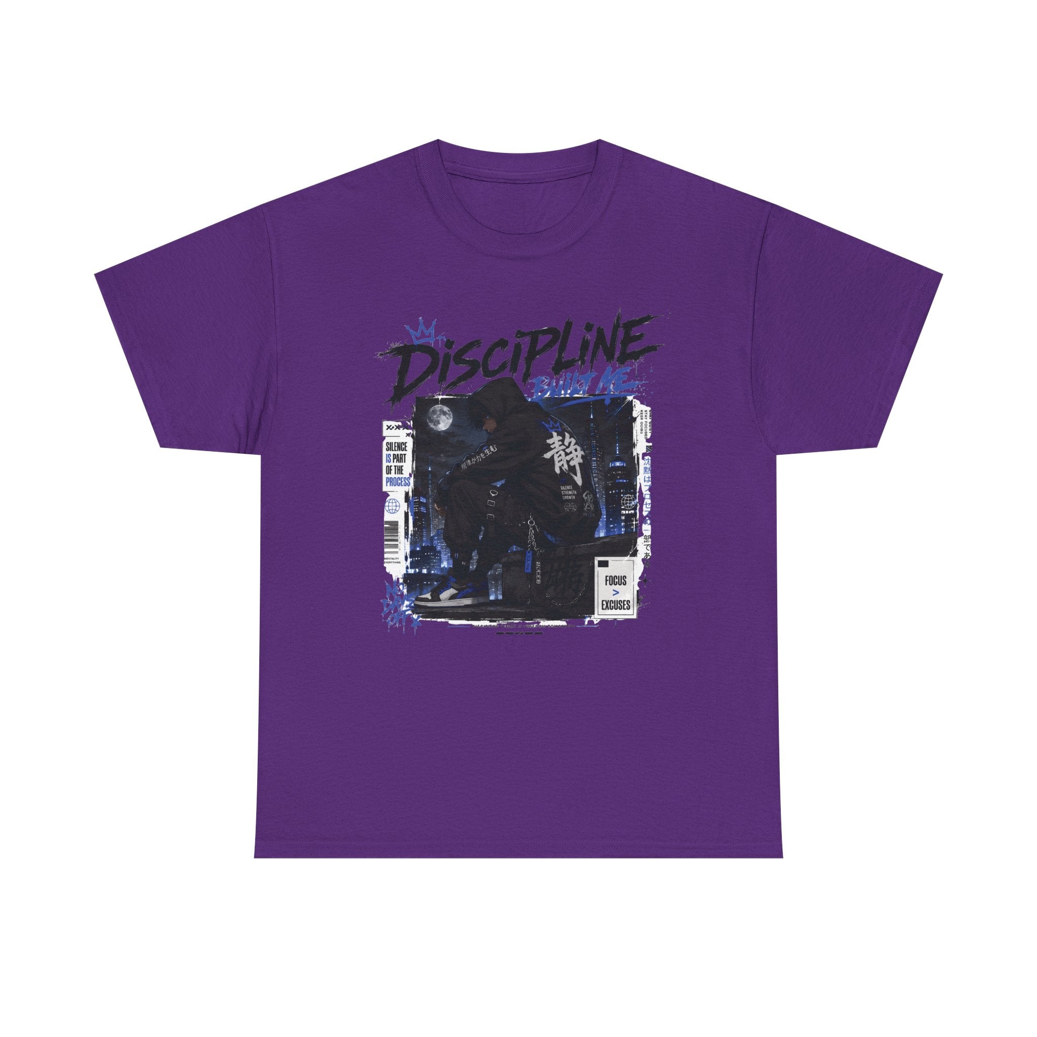 Discipline Built Me Anime Streetwear T Shirt