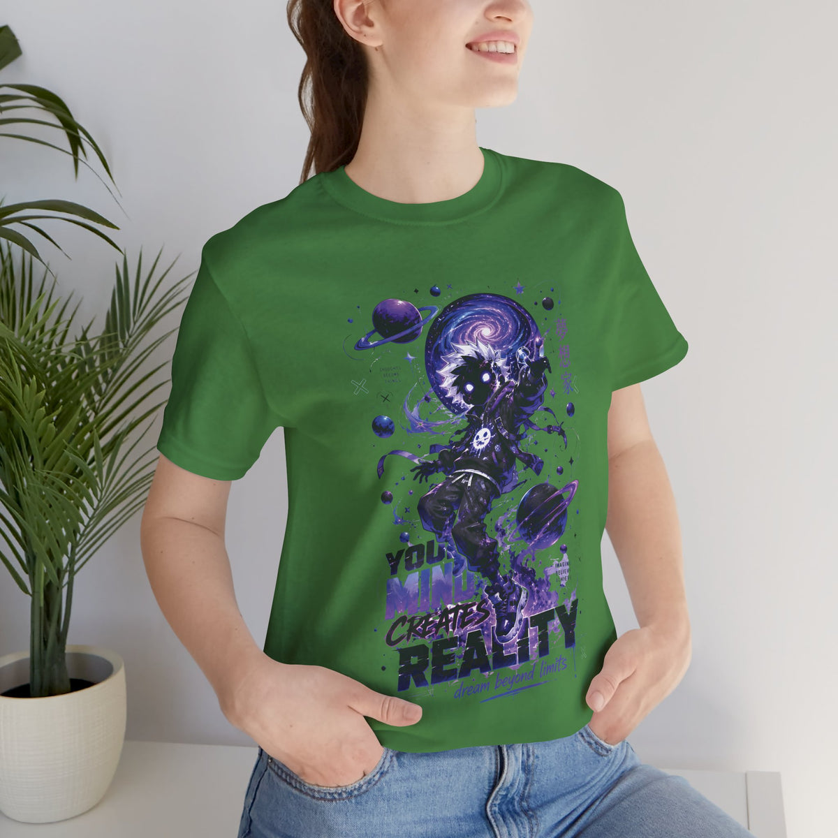 Your Mind Creates Reality Galaxy Graphic T Shirt