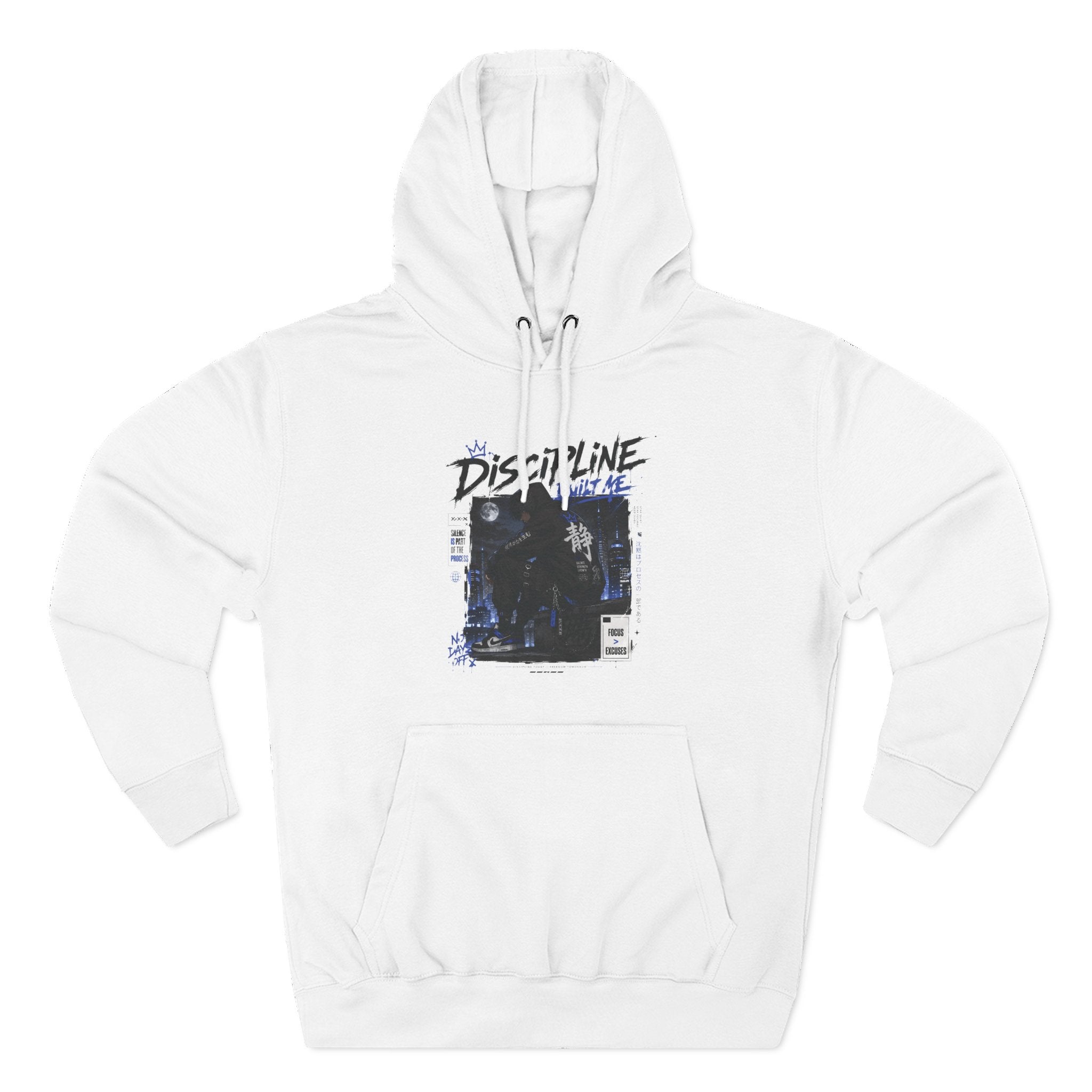 Discipline Graphic Hoodie — Vintage TV Photo Streetwear Pullover