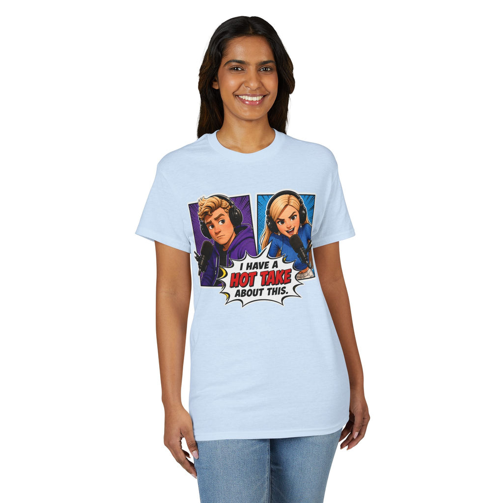 Hot Take Central I Have a Hot Take About This Jake and Emma T Shirt