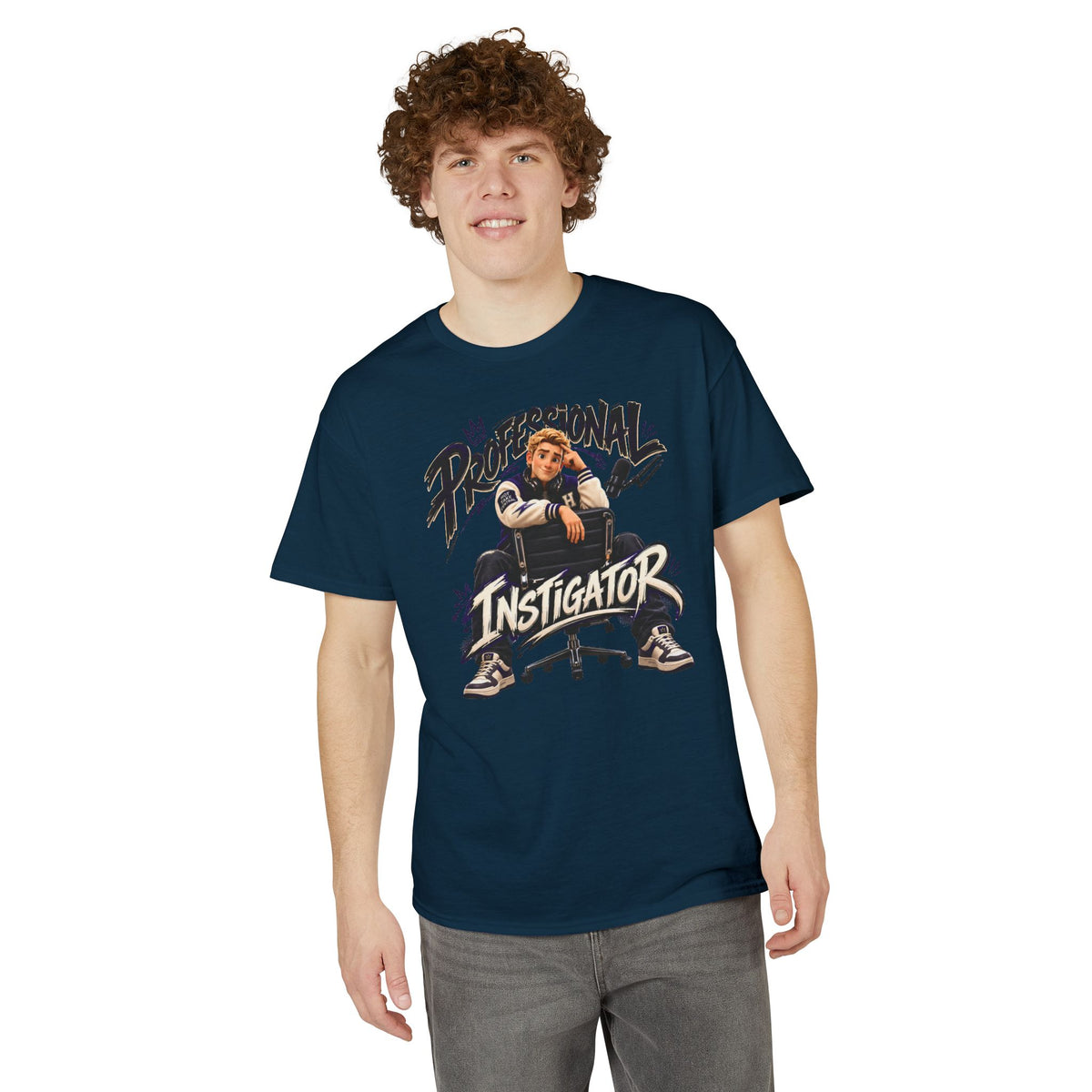 Hot Take Central Professional Instigator Jake Graphic T Shirt