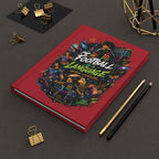 Football Is a Language Hardcover Journal — Personalized Soccer Notebook (Custom Name & Number)