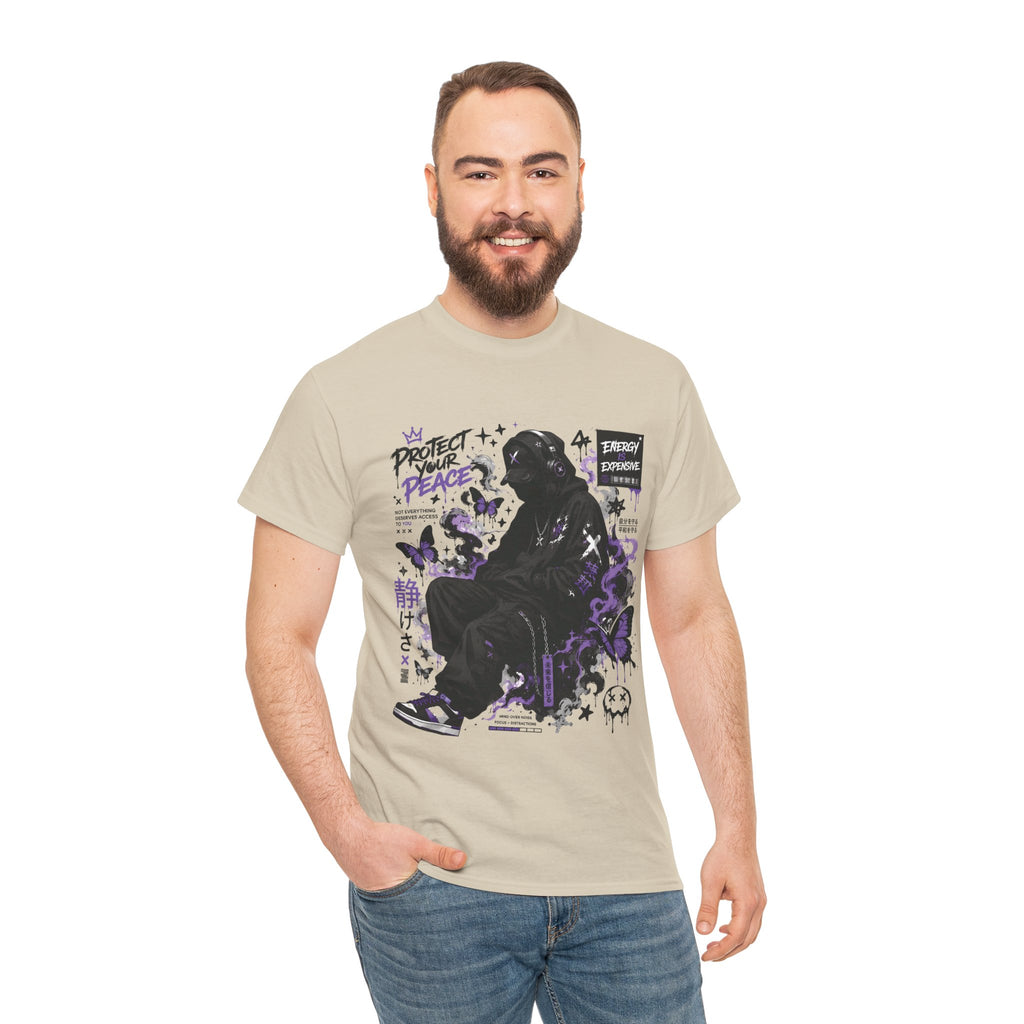 Peacekeeper Anime Graphic T Shirt Purple Streetwear Design