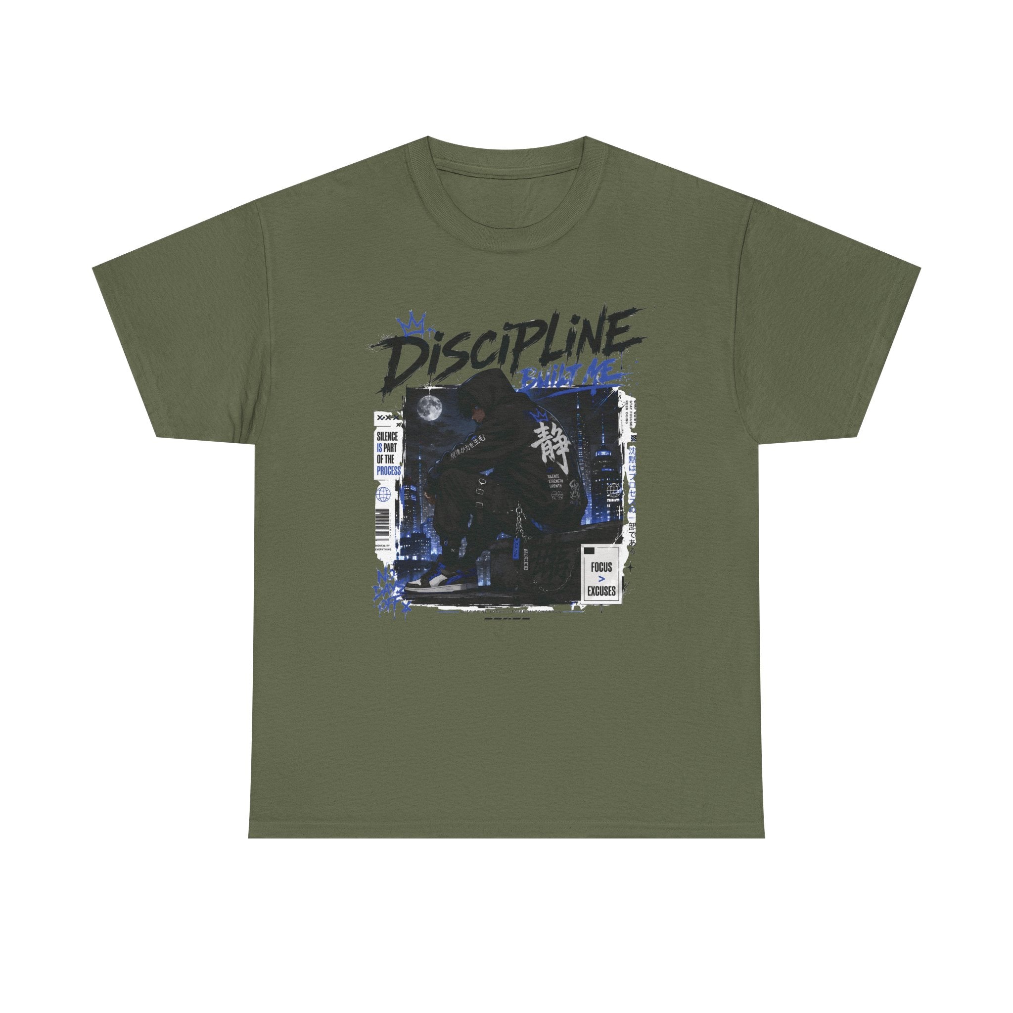 Discipline Built Me Anime Streetwear T Shirt