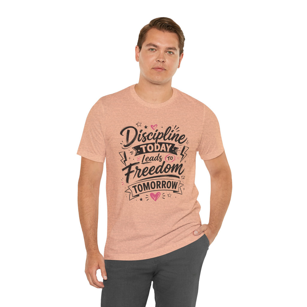 Discipline Today Leads to Freedom Tomorrow Motivational T Shirt