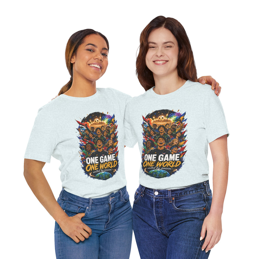 One Game One World Soccer Graphic T Shirt