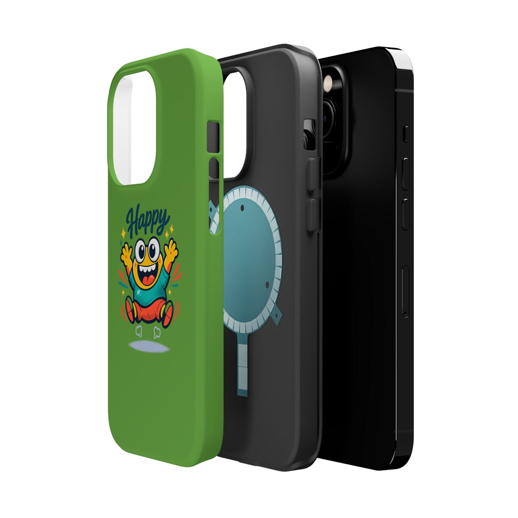 Happy Monster Magnetic Impact-Resistant Phone Case
