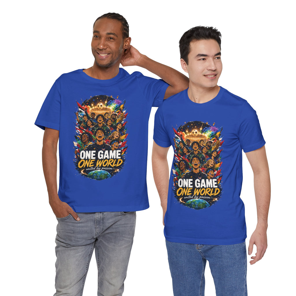 One Game One World Soccer Graphic T Shirt