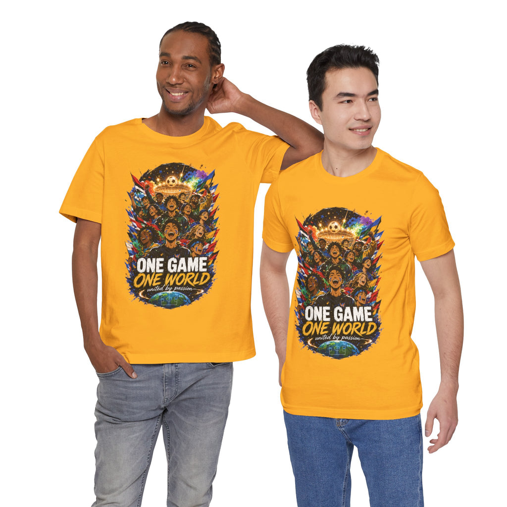 One Game One World Soccer Graphic T Shirt