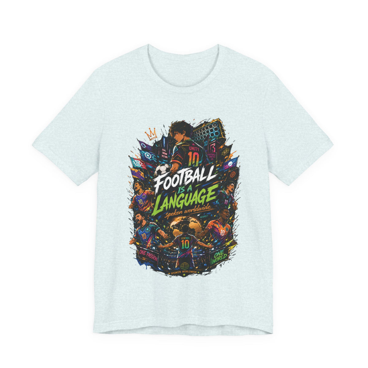 Football Is a Language Graphic T Shirt