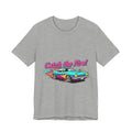 Retro Cartoon Dragster Tee | Vintage Car Illustration, Racing Flame Shirt