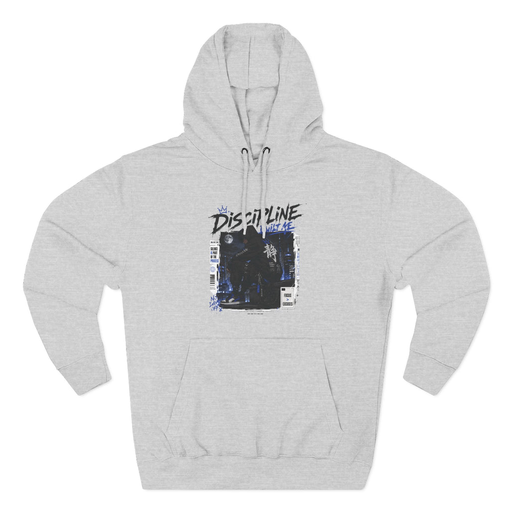 Discipline Built Me Graphic Hoodie Vintage Streetwear